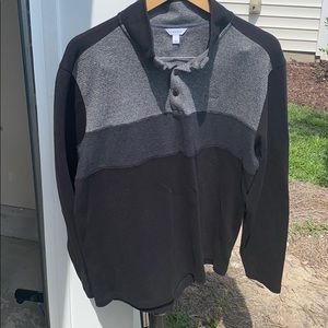 Calvin Klein pull over Large *push buttons*